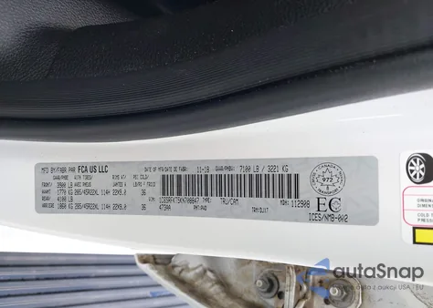 2019 Ram 1500 Laramie Longhorn z USA, uszkodzony, nr VIN 1C6SRFKT5KN708847